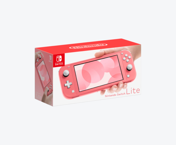 CAJA NINTENDO SWITCH LITE ROSADO CORAL
