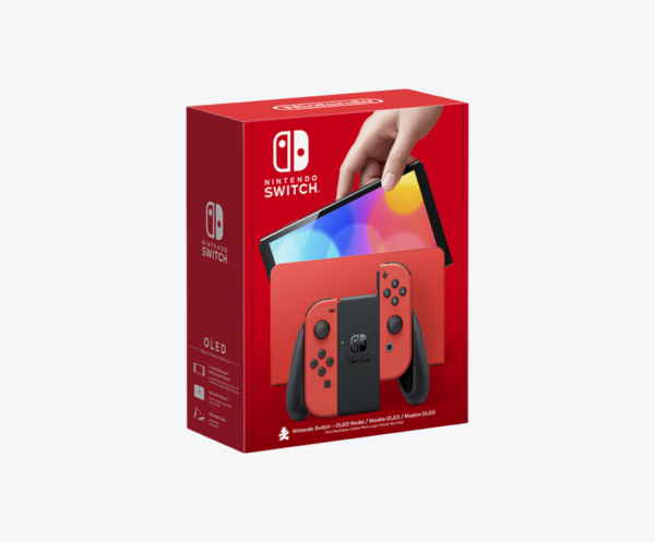 CAJA NINTENDO SWITCH OLED MARIO, ROJO NUEVO SELLADO